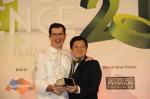 <br />Conceptualised in 1999 by founder Dr Kwan Lui is this year’s recipient for the Marrone Culinary Institution of the Year. Mr Christophe Megel, CEO of At-Sunrice GlobalChef Academy receives the award from Mr Andy Wong on behalf of Marrone.