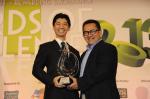 <br />Mr Daisuke Kawai, of Les Amis Restaurant, is recognised as the Top Wines Sommelier of the Year and receives his award from Mr Zainal Abdul Kadir, General Manager of Top Wines Pte Ltd.